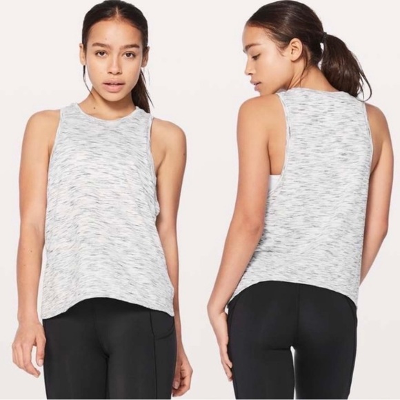 Lululemon Cardio Squad Tank Tiger Space Dye Size 6 - Picture 1 of 9